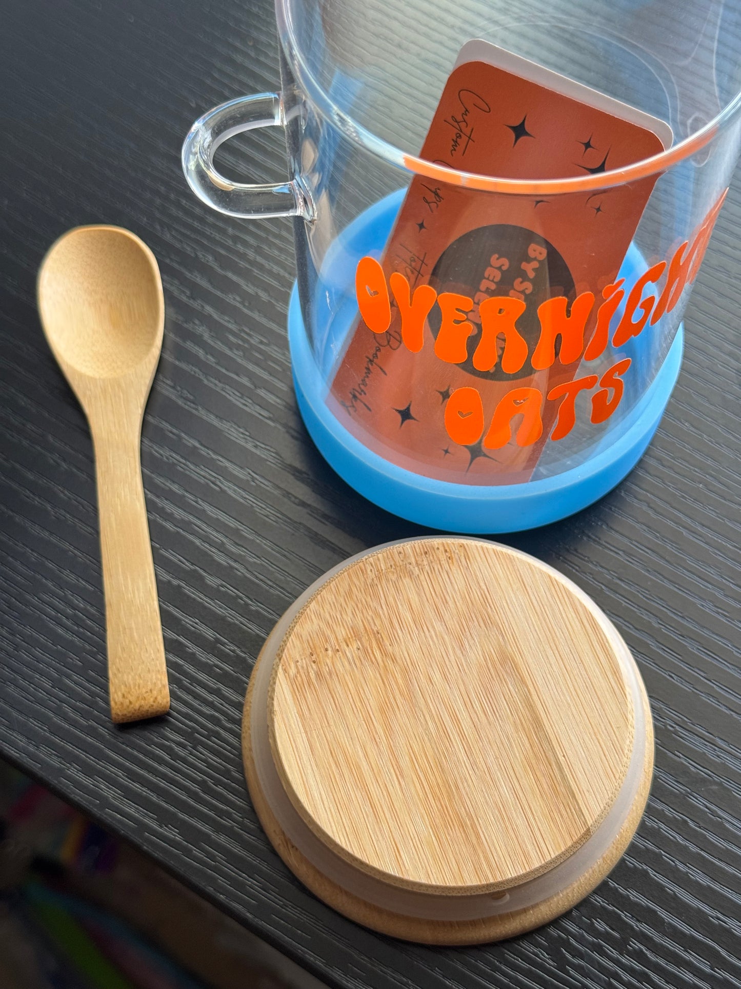 Overnight Oats Jar Orange