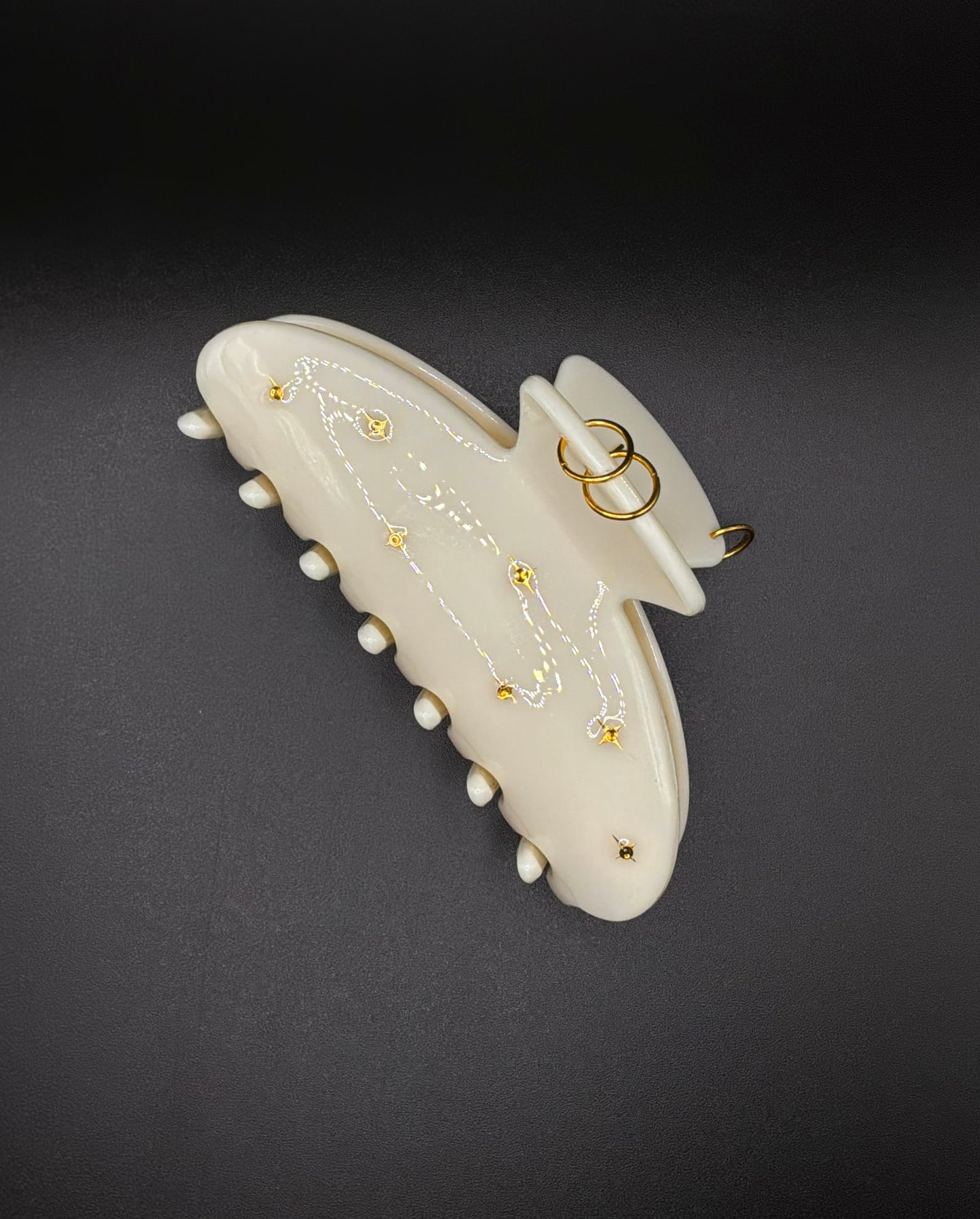 Gold Sparkles Claw clip