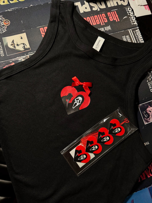 Bow Ghost Cropped Tank