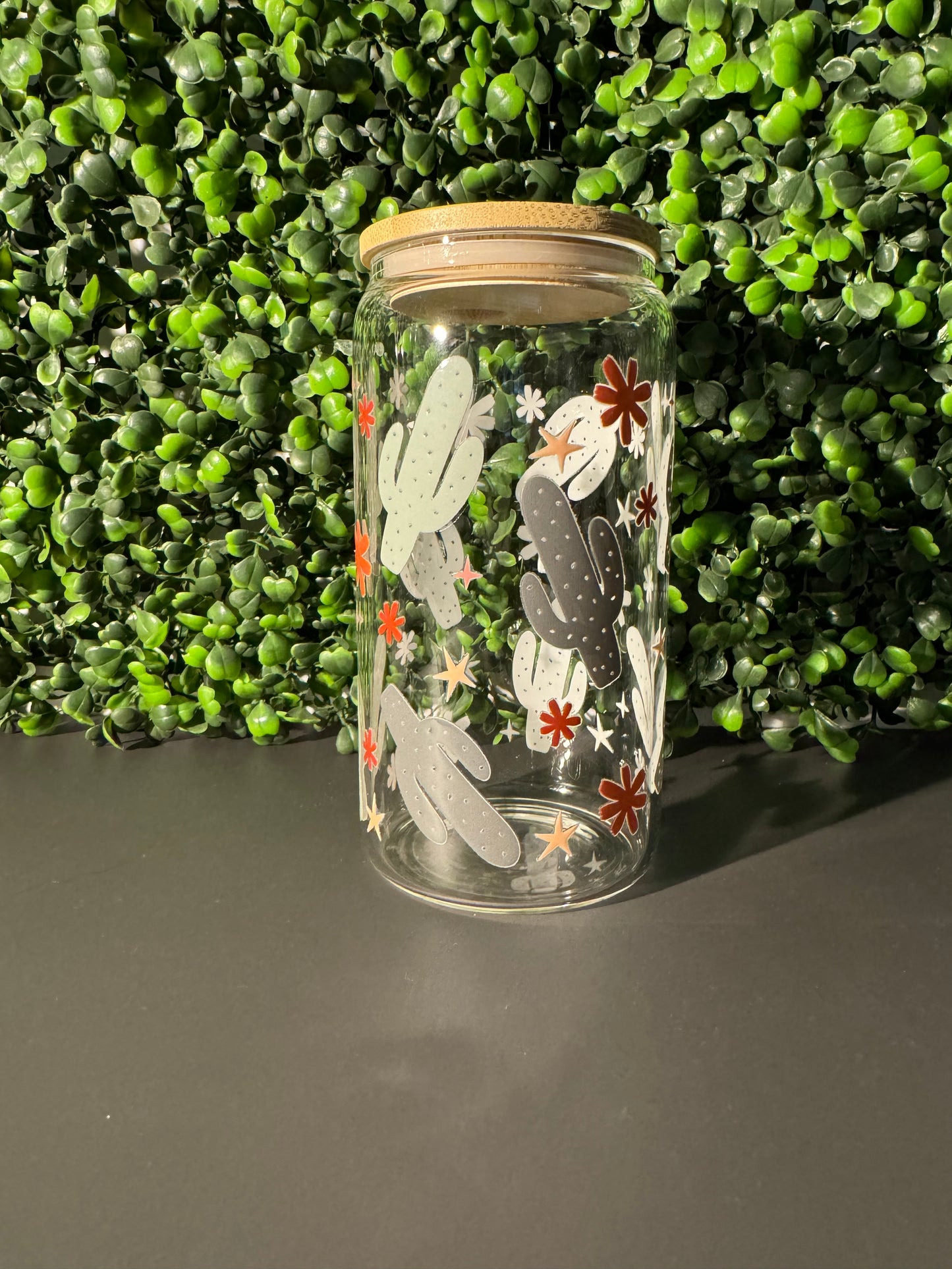 Cactus 16oz 20ozGlass Can