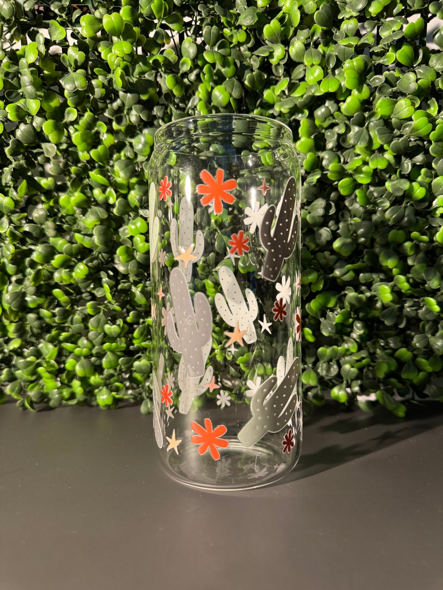 Cactus 16oz 20ozGlass Can