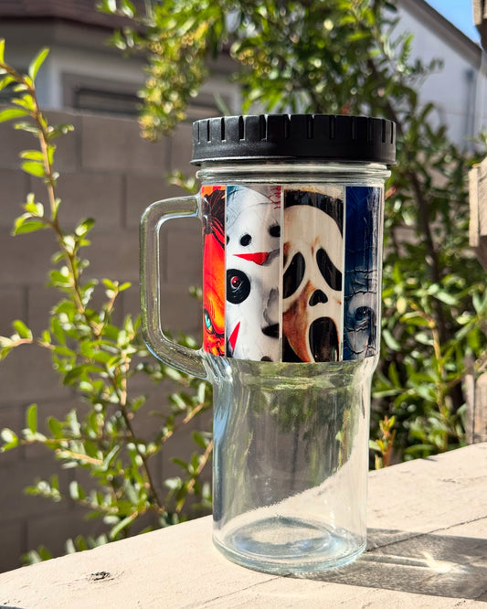 Horror 24oz Glass Tumbler