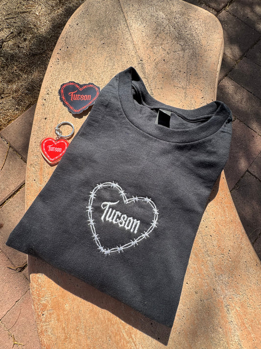 Tucson Heart Embroidered Tee