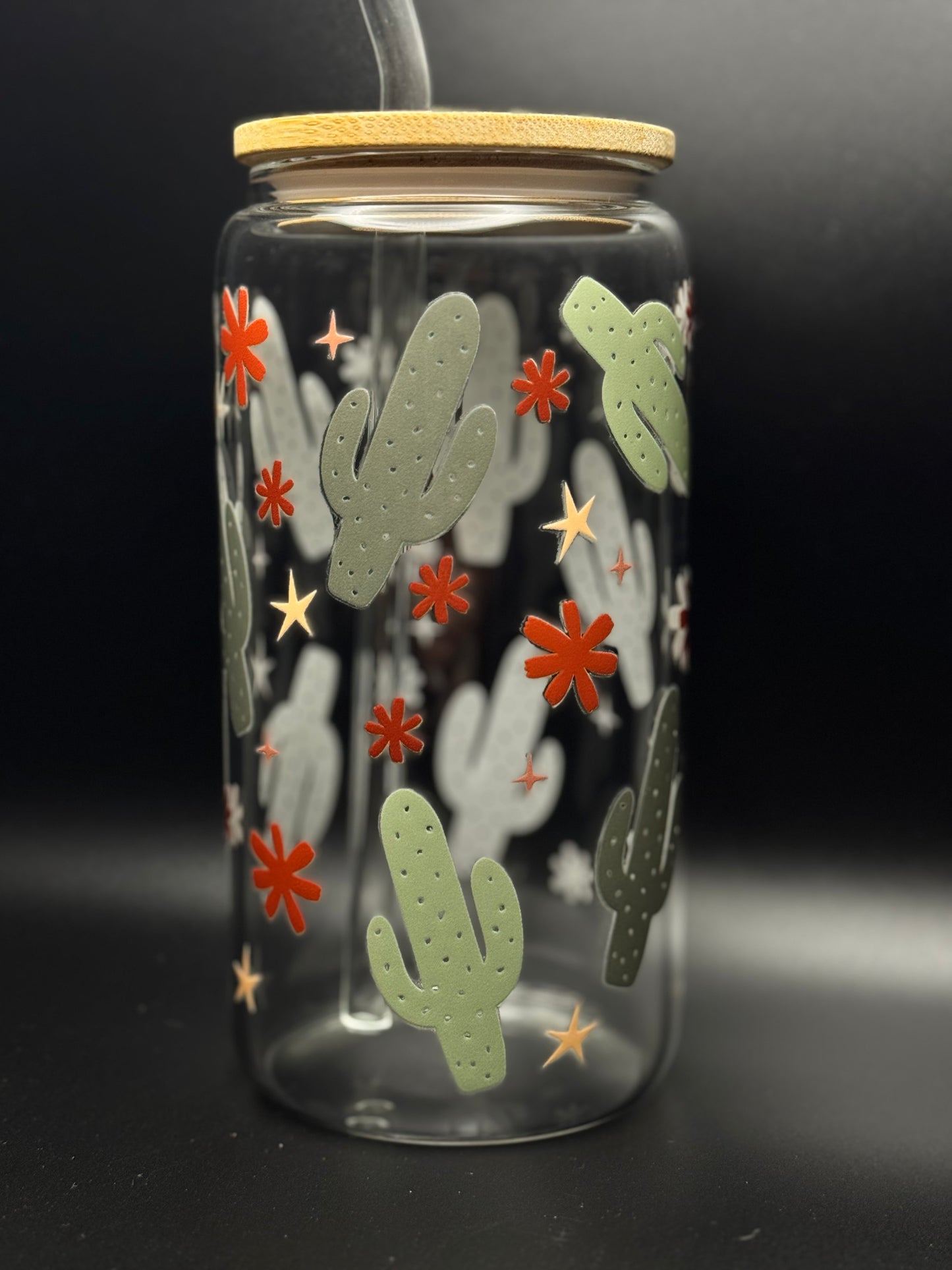 Cactus 16oz 20ozGlass Can