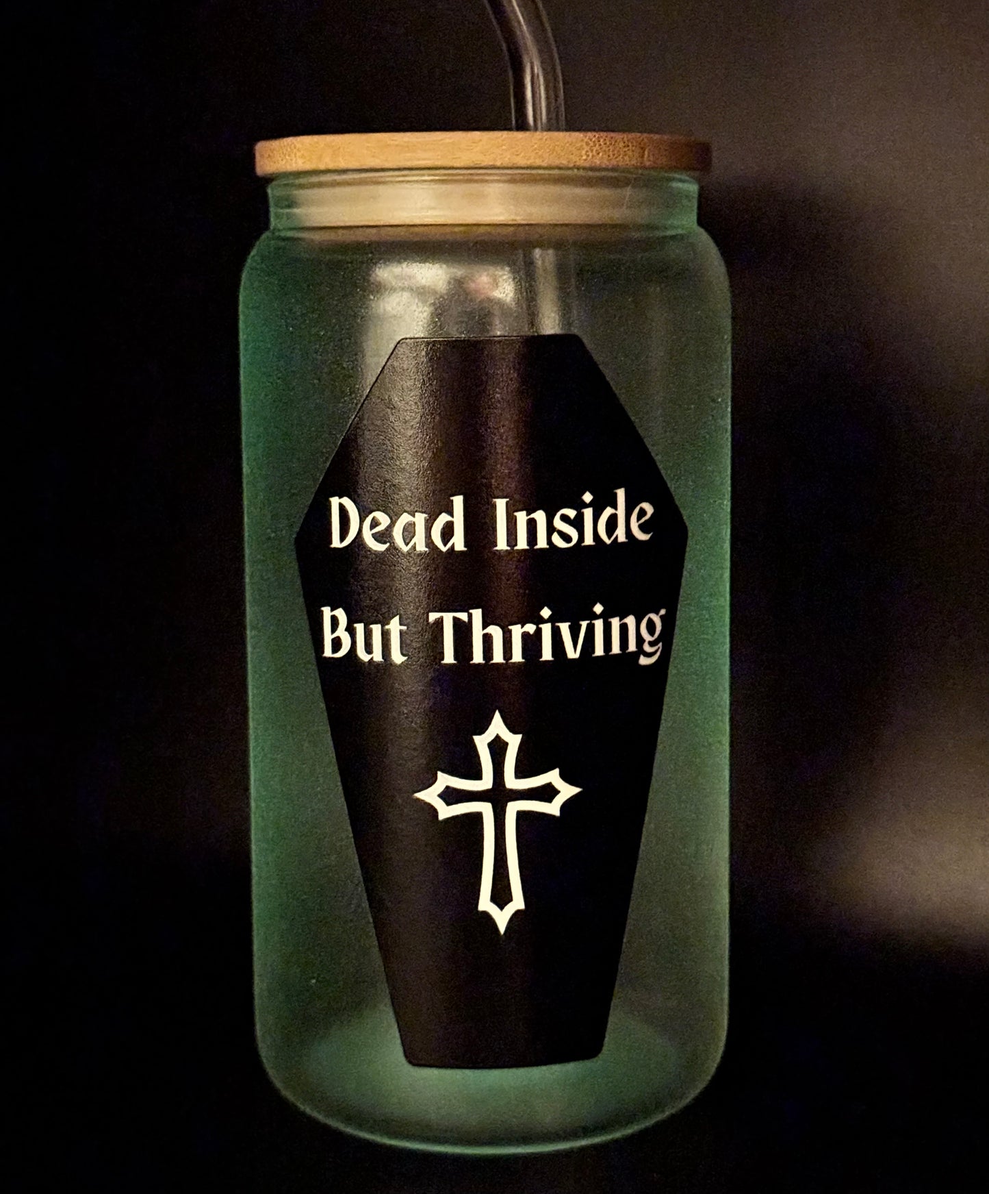 Dead Inside Glass Can 16oz
