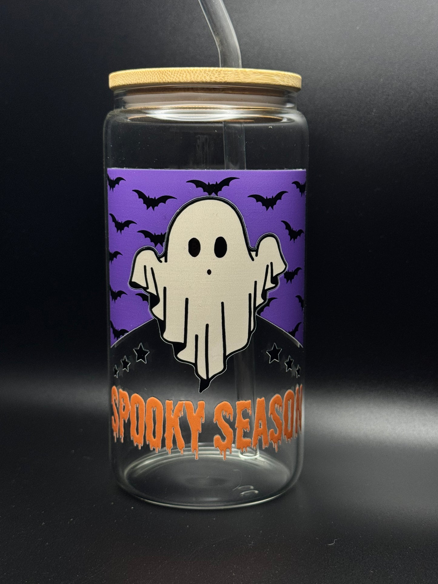 Spooky Szn Glass Can 16oz
