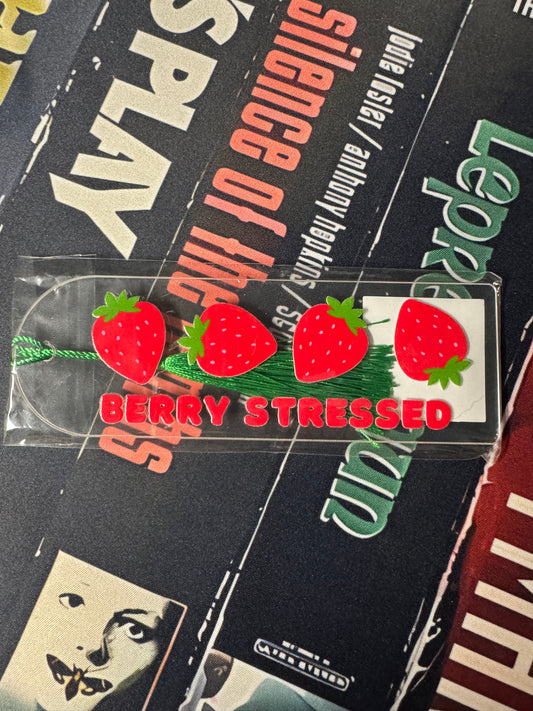 Berry Stressed Bookmark