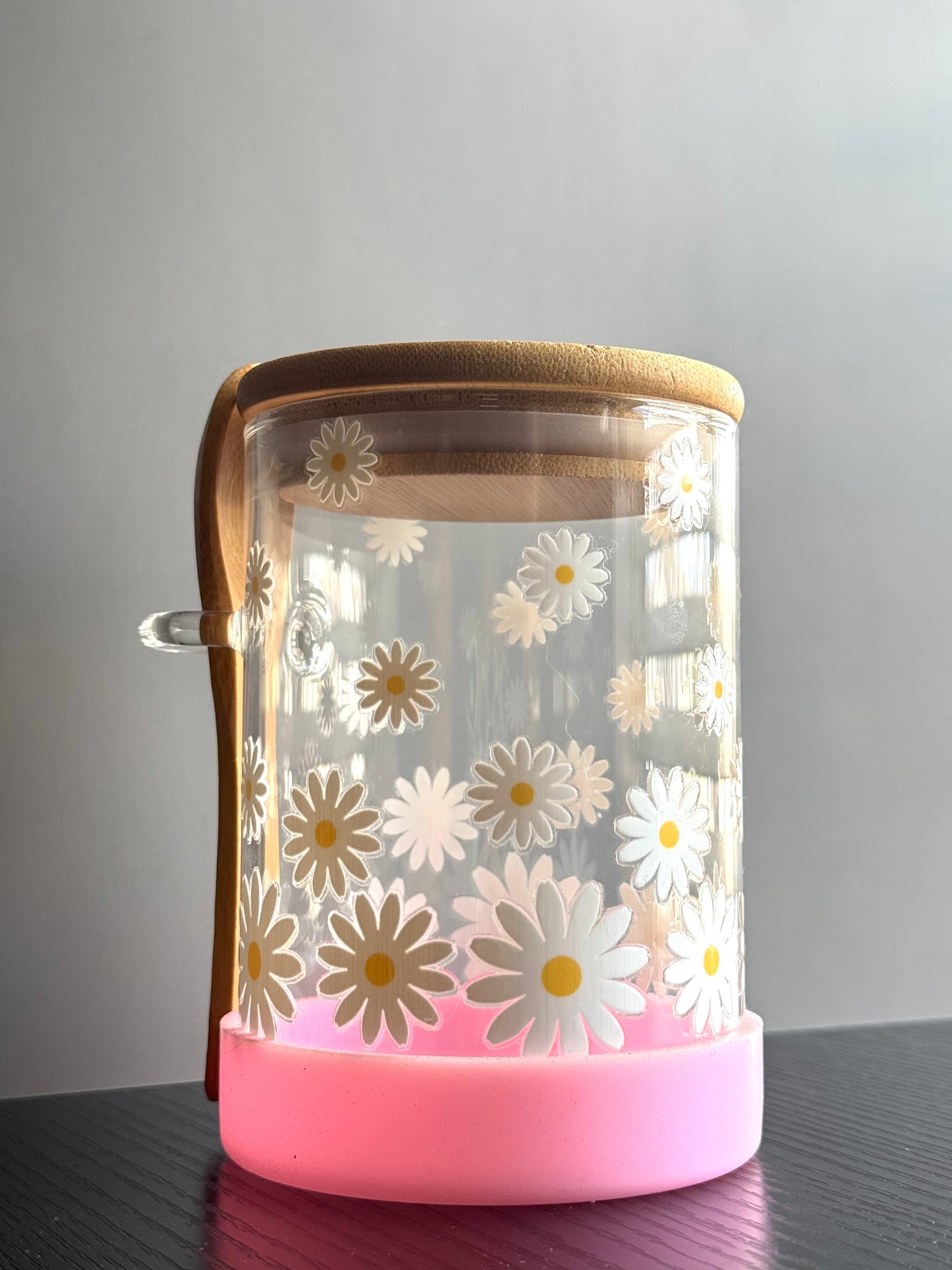 Overnight Oats Jar Daisies