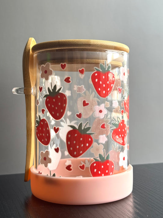 Overnight Oats Jar Strawberry’s