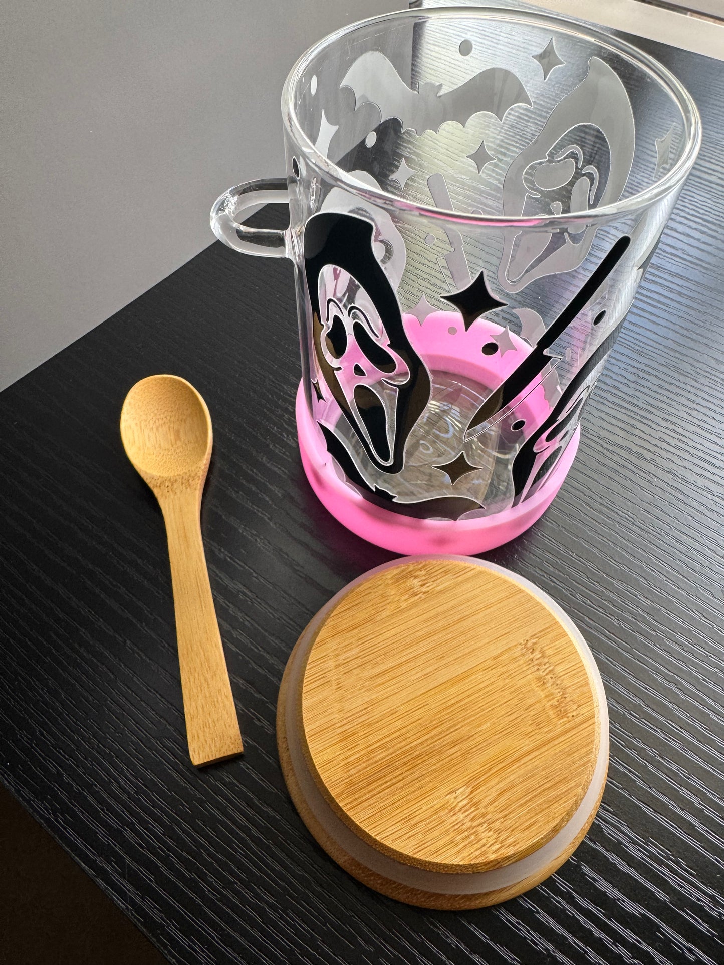 Overnight Oats Jar Ghost