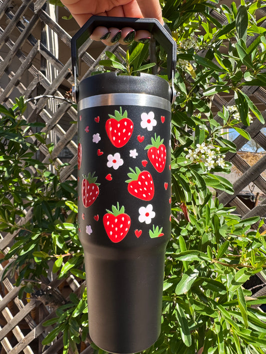 Strawberrys 30oz Tumbler