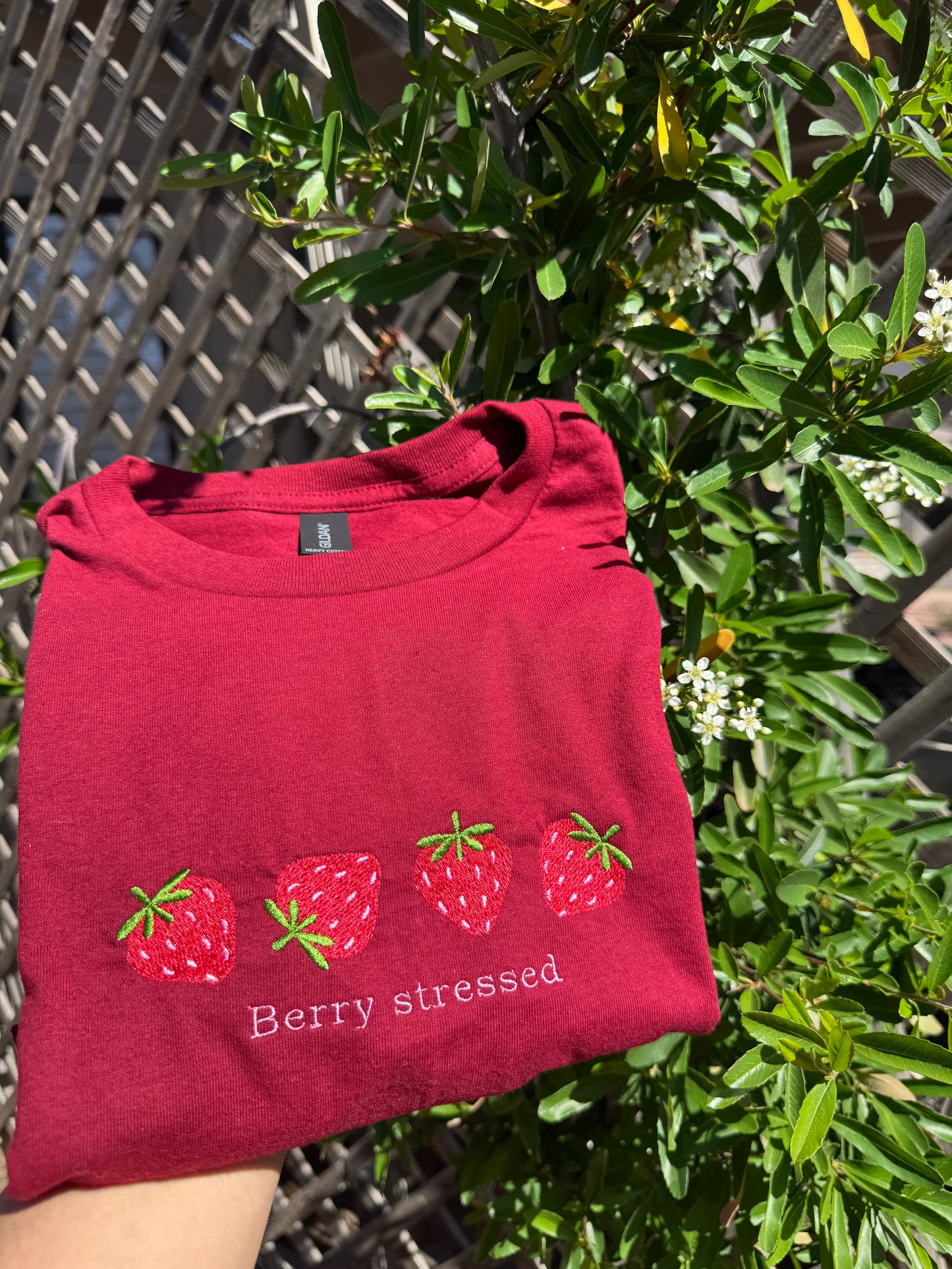 Strawberry tee