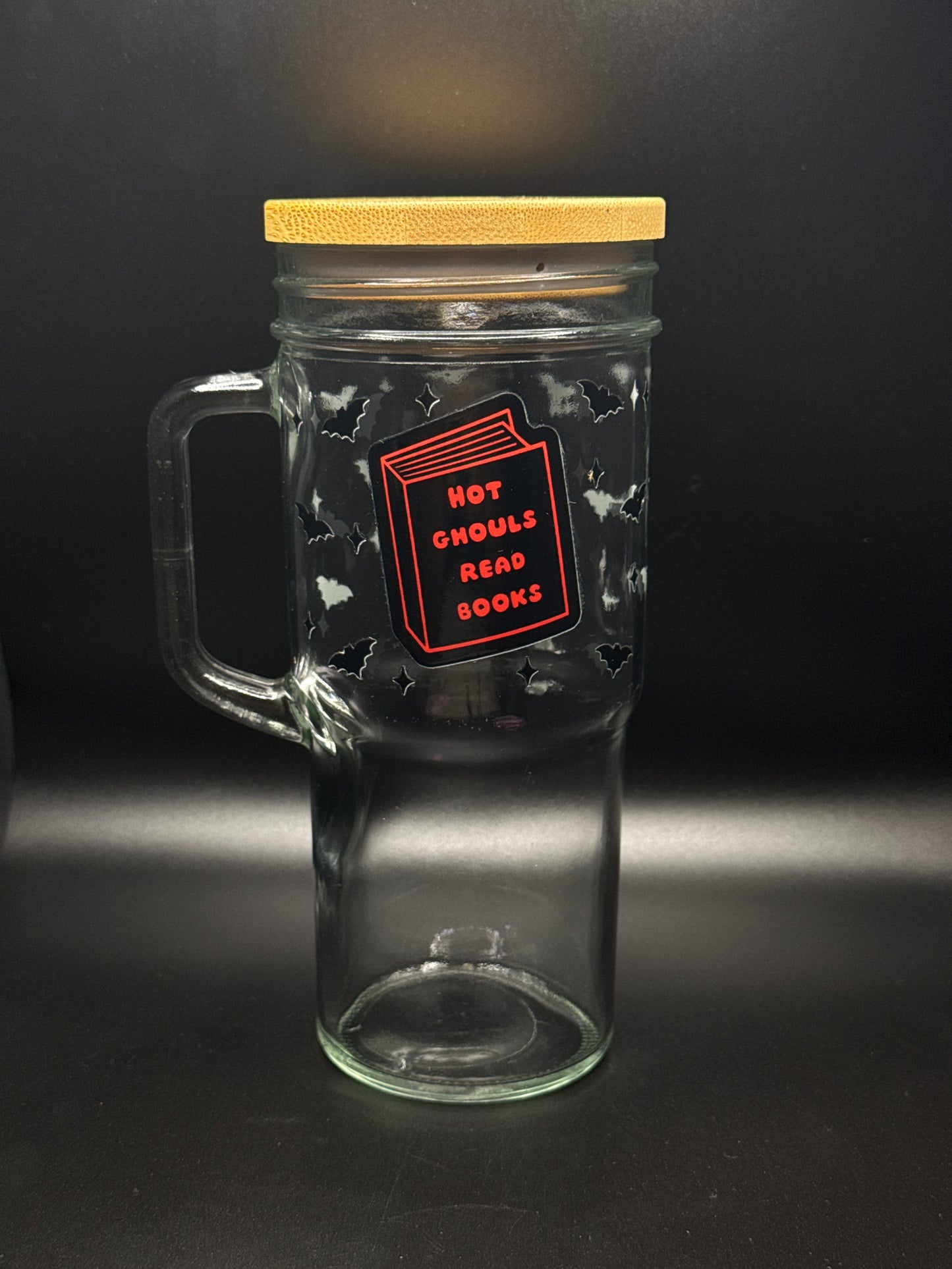 Hot Ghouls 24oz Glass Tumbler