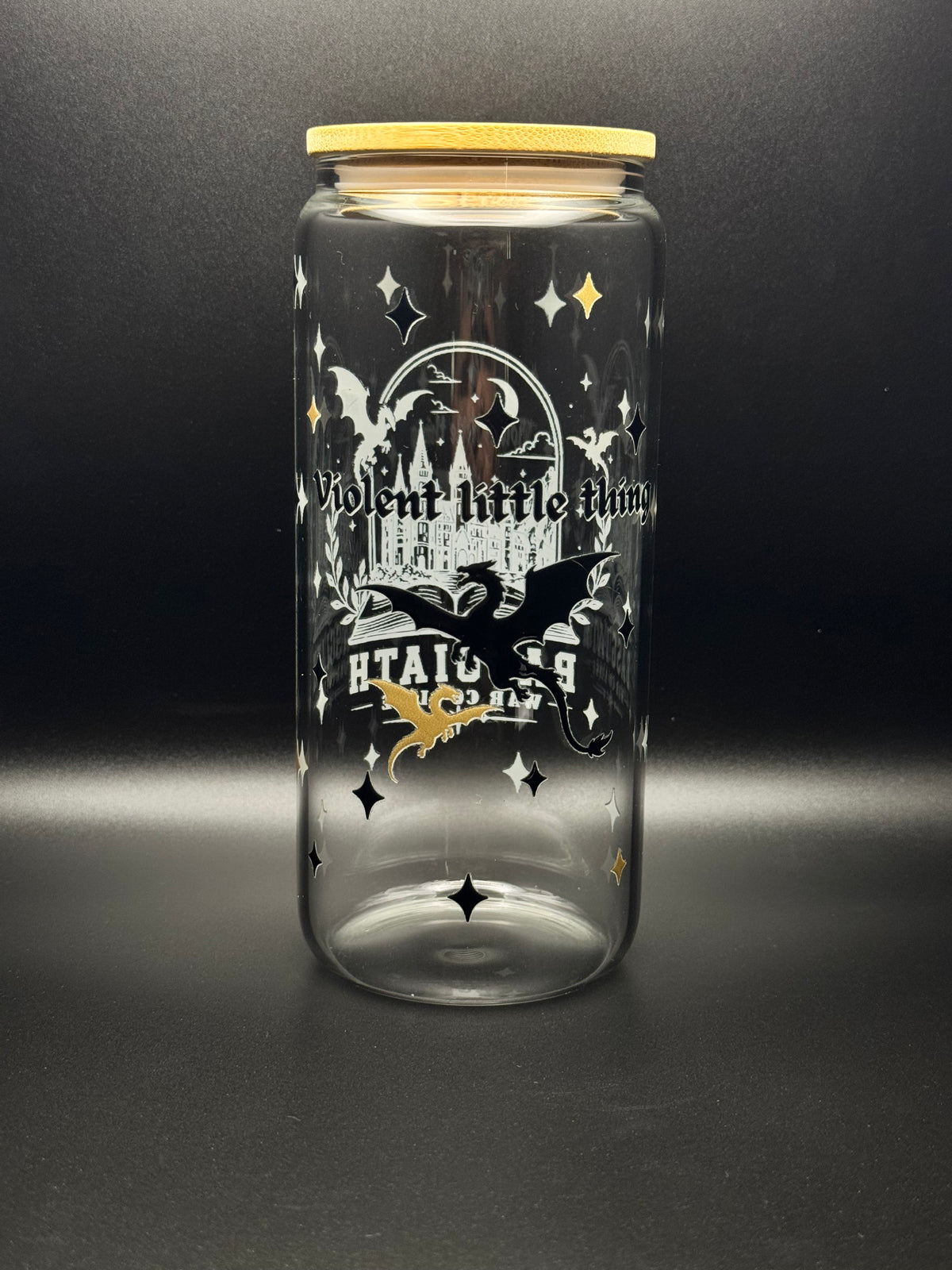 Violent Little Thing 20oz Glass Can