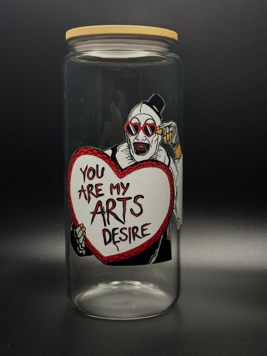 Arts Desire 20oz Glass Can