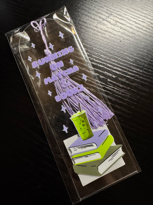 Matcha & Books Bookmark