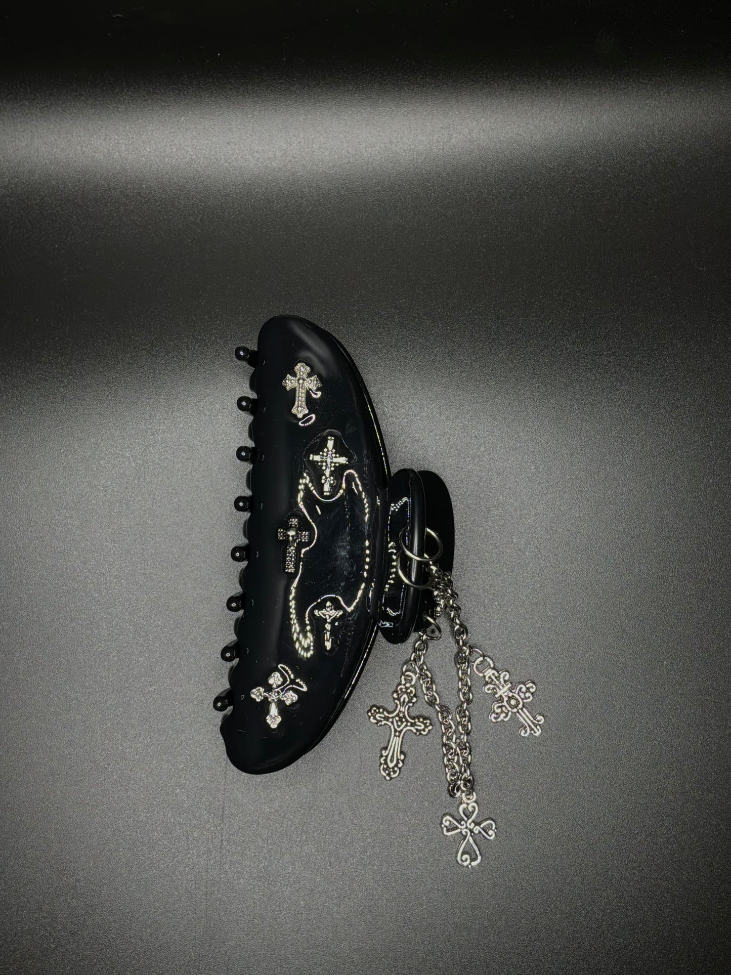 Charm chain  Claw clip