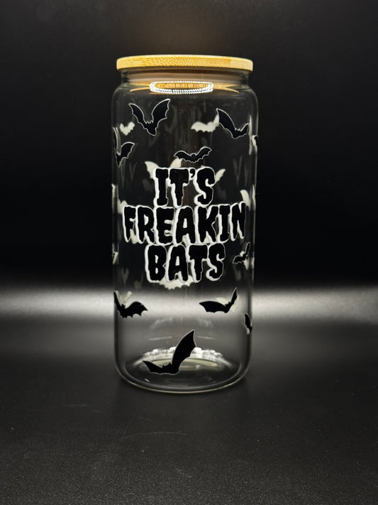 Its freakin bats 20oz Glass Can