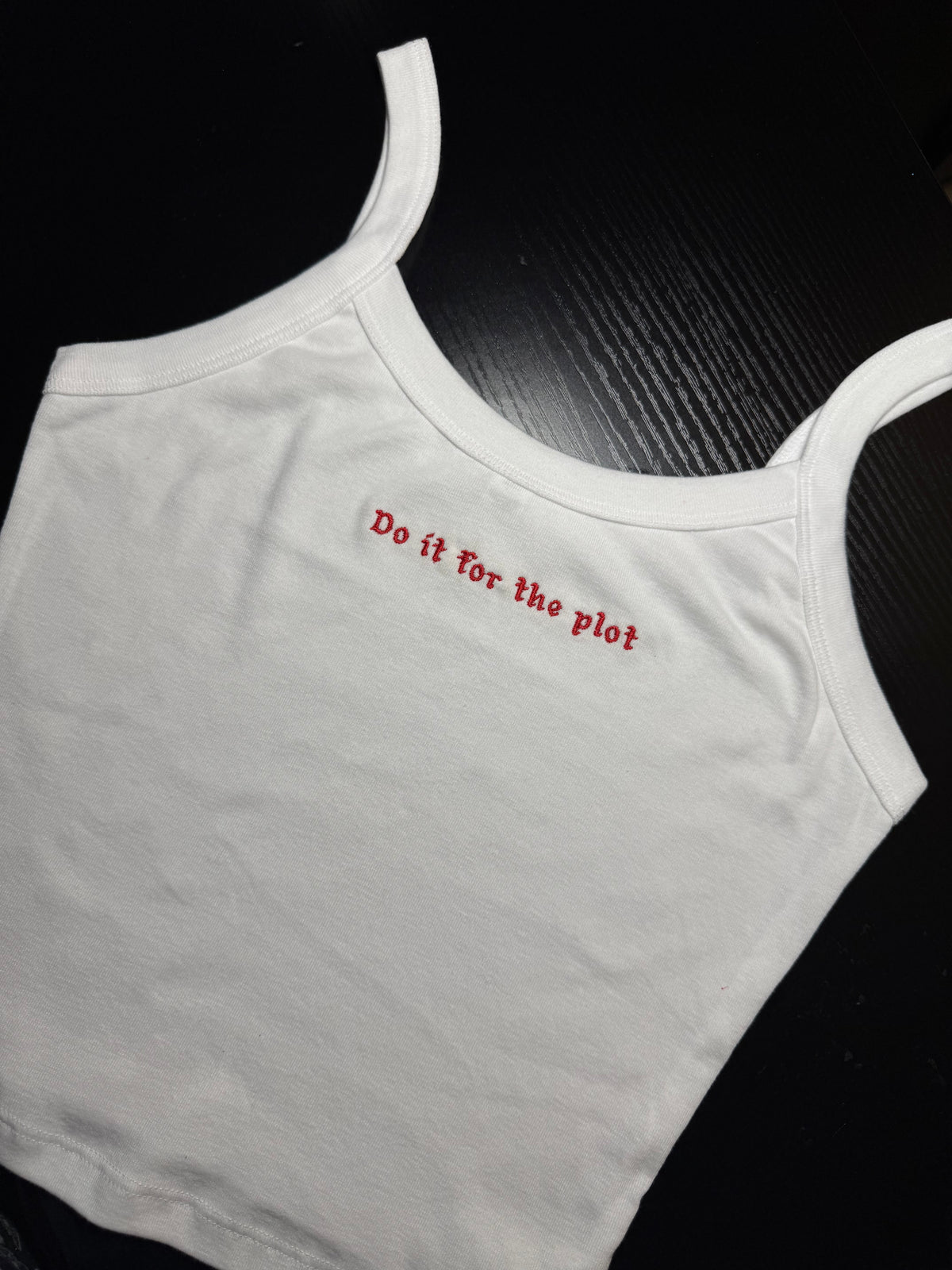 Do it for the plot Cropped Tank