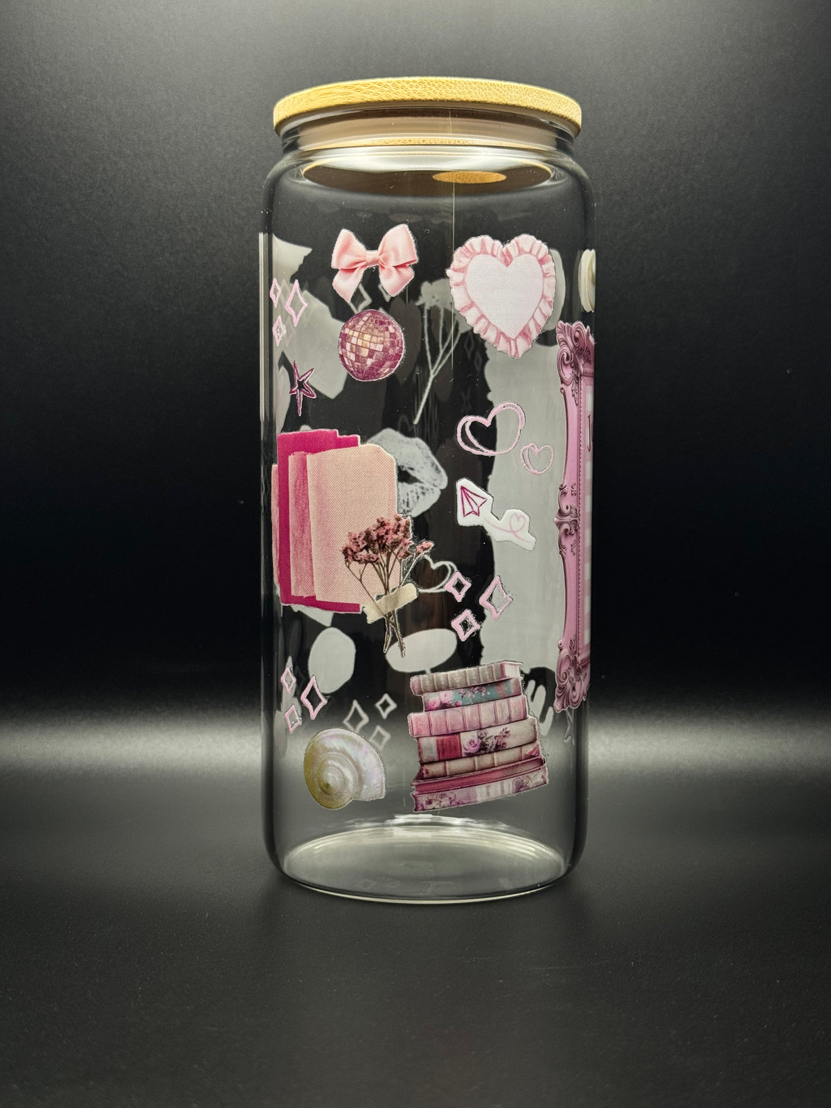 I’m just a girl 20oz Glass Can