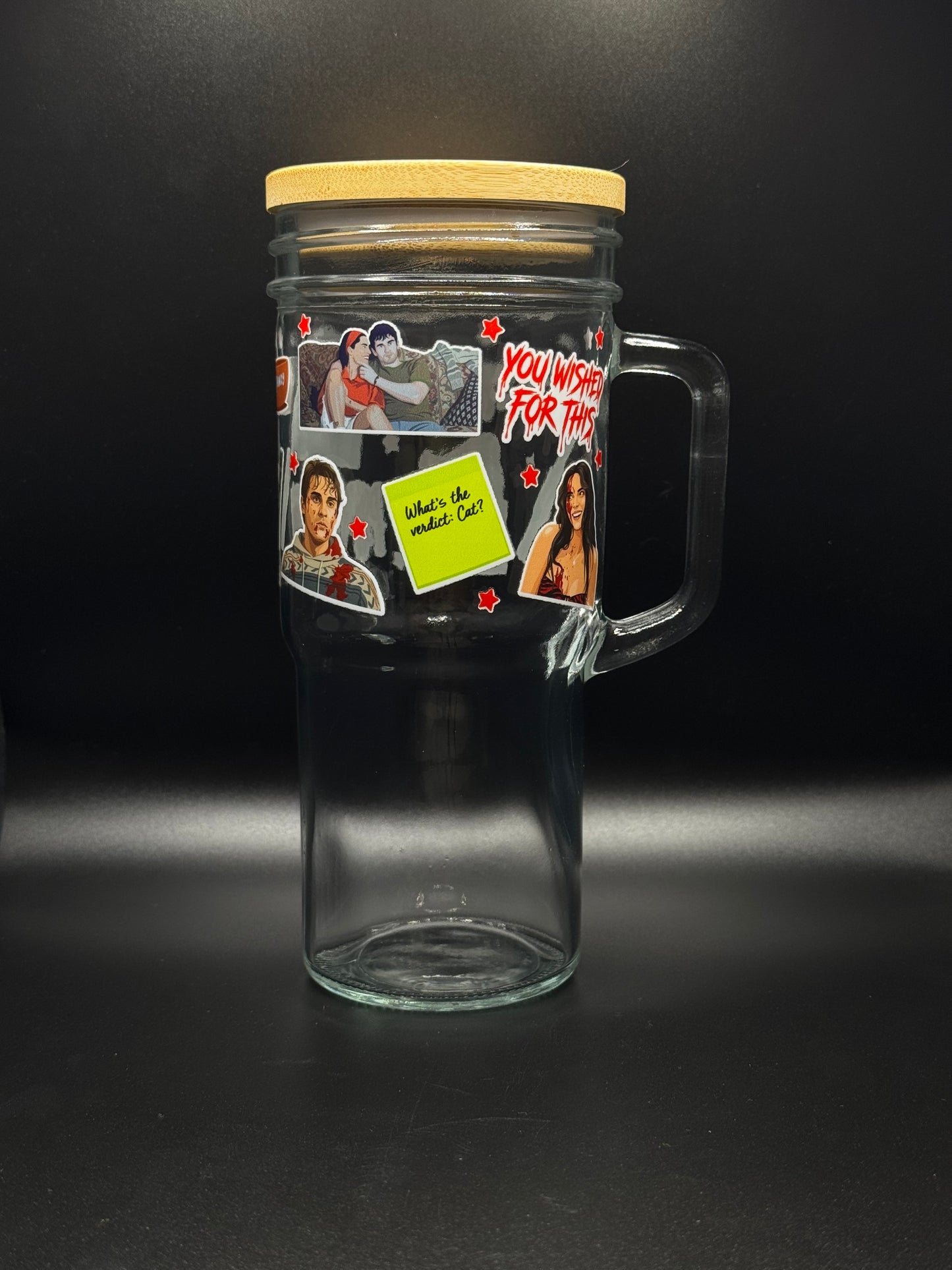 Obsession 24oz Glass Tumbler
