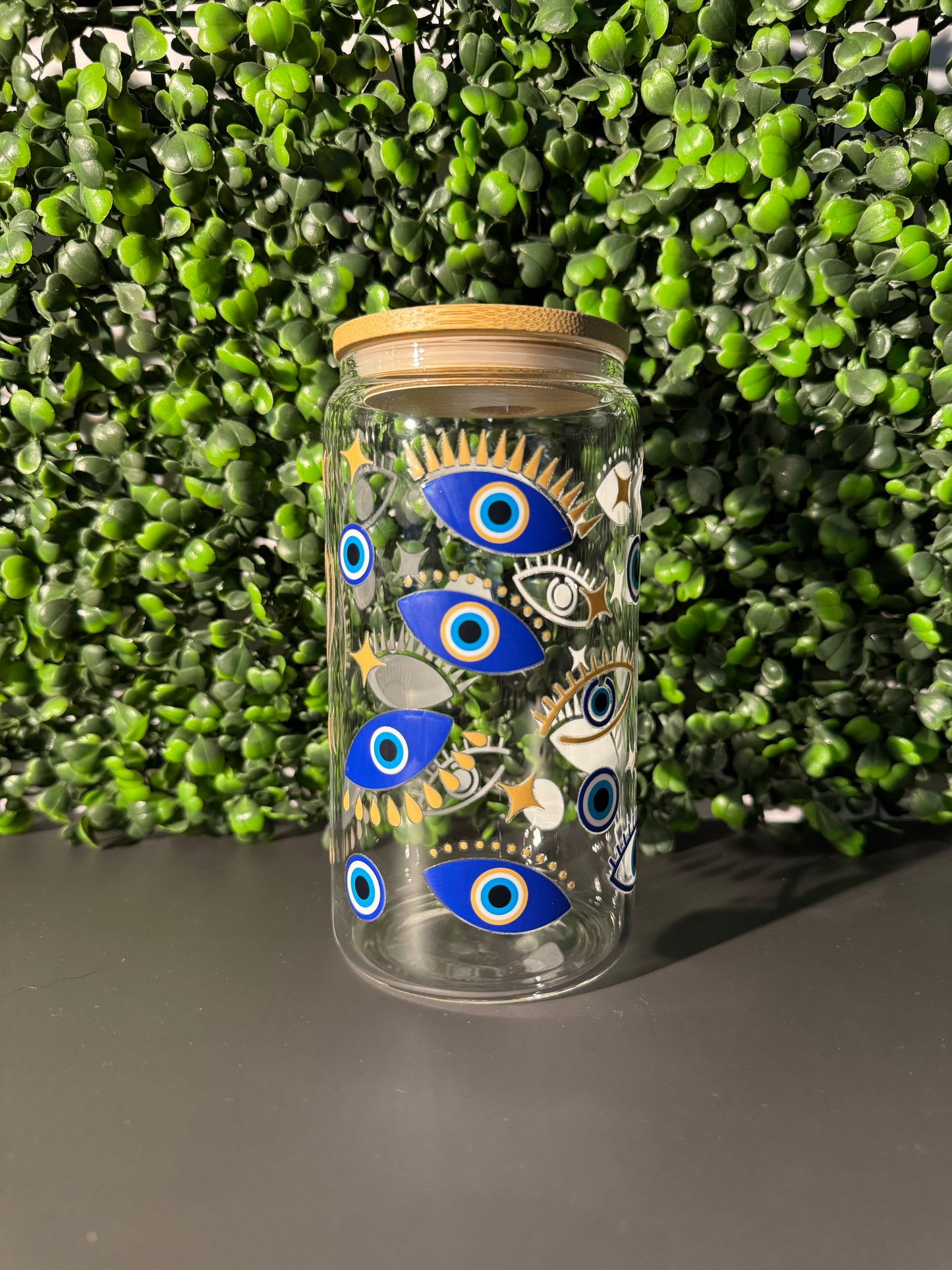 Evil Eye Glass Can 16oz