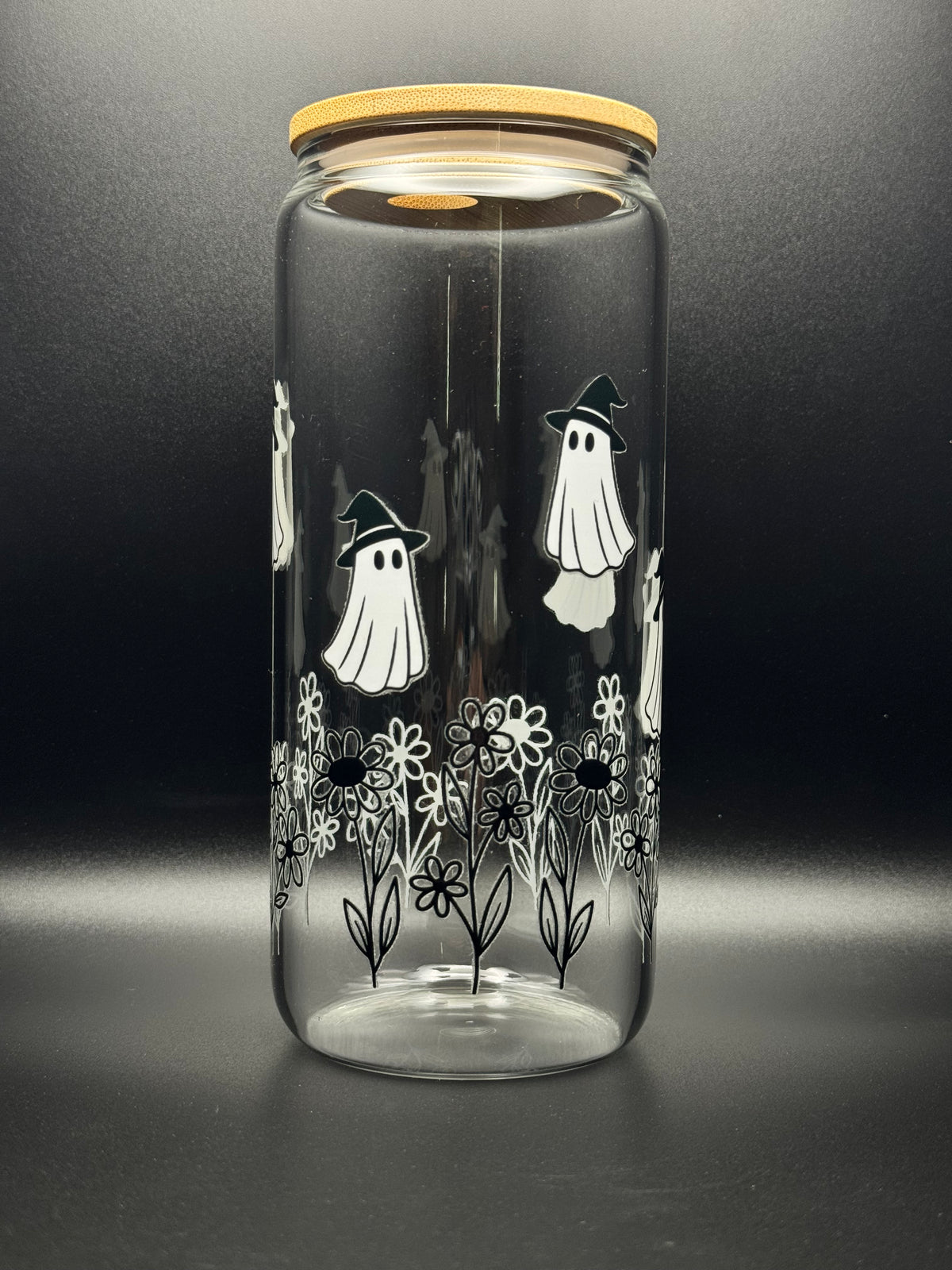 Witch Ghosts 20oz Glass Can