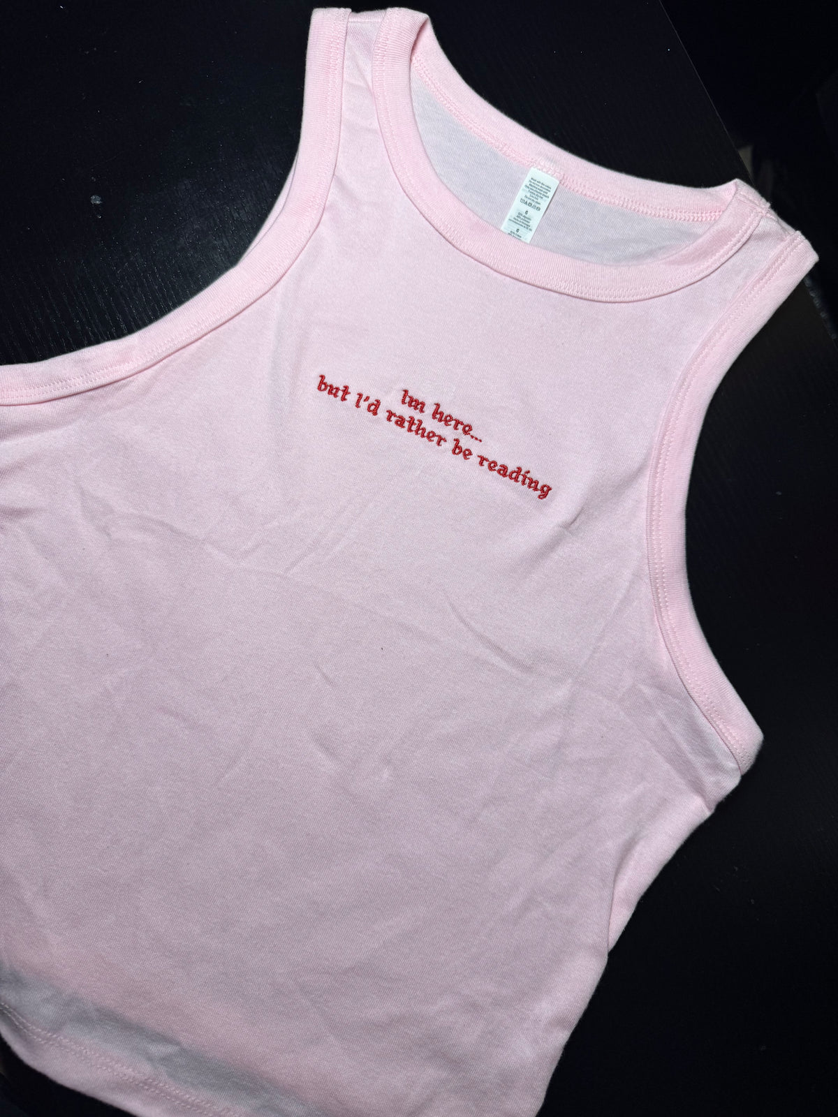 I’m here… Cropped Tank