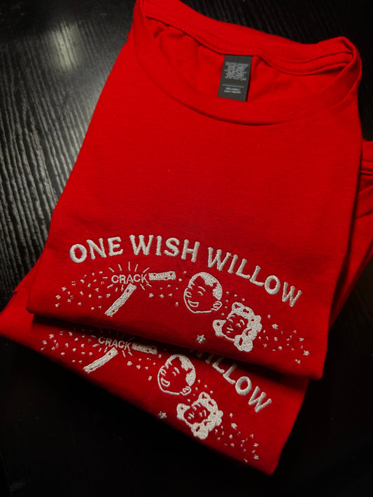 Red One Wish Willow Tee
