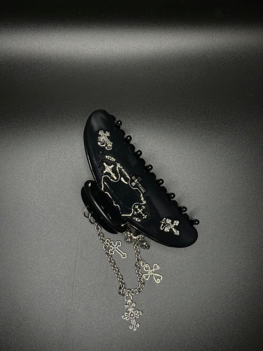 Charm chain  Claw clip