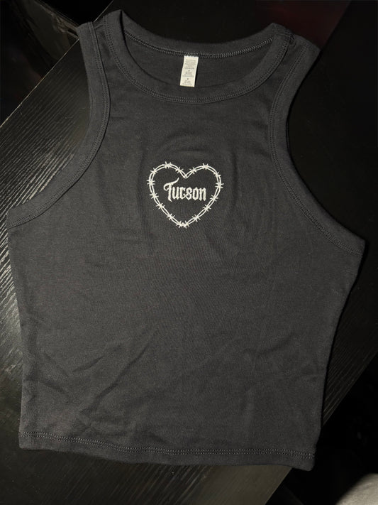 Tucson Heart Cropped Tank