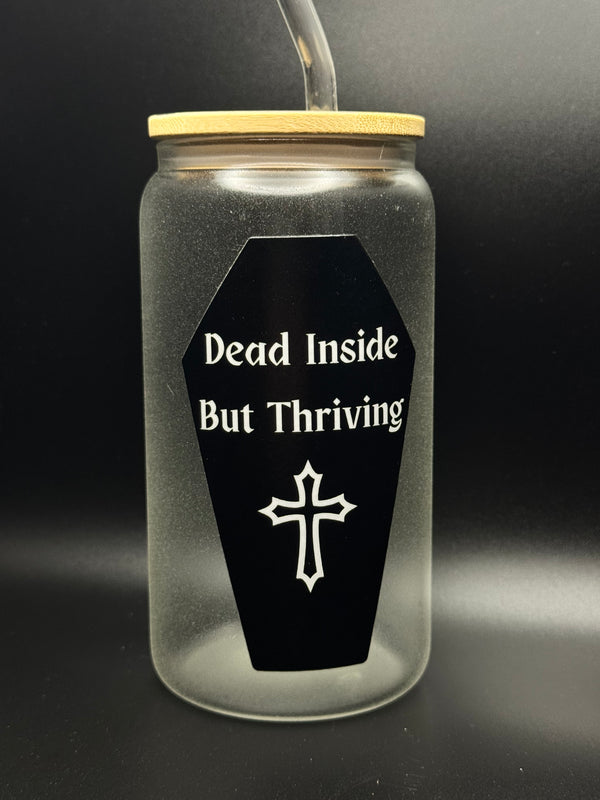 Dead Inside Glass Can 16oz
