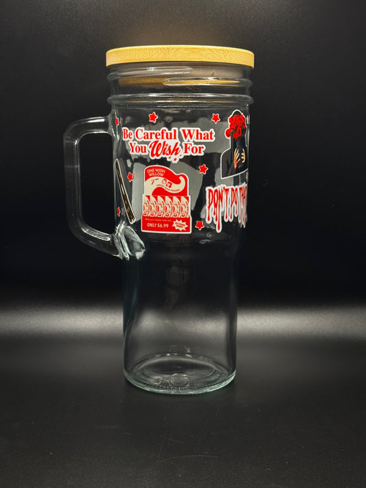 Obsession 24oz Glass Tumbler