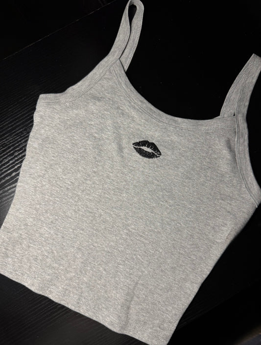 LipsCropped Tank